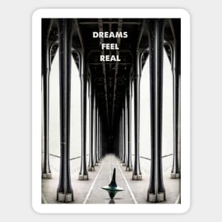 Inception travel art print Sticker